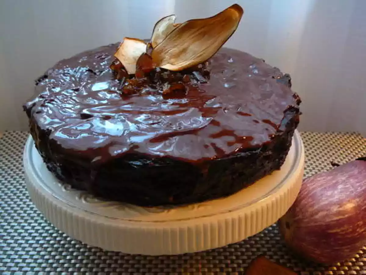 Gâteau au chocolat et à l'aubergine