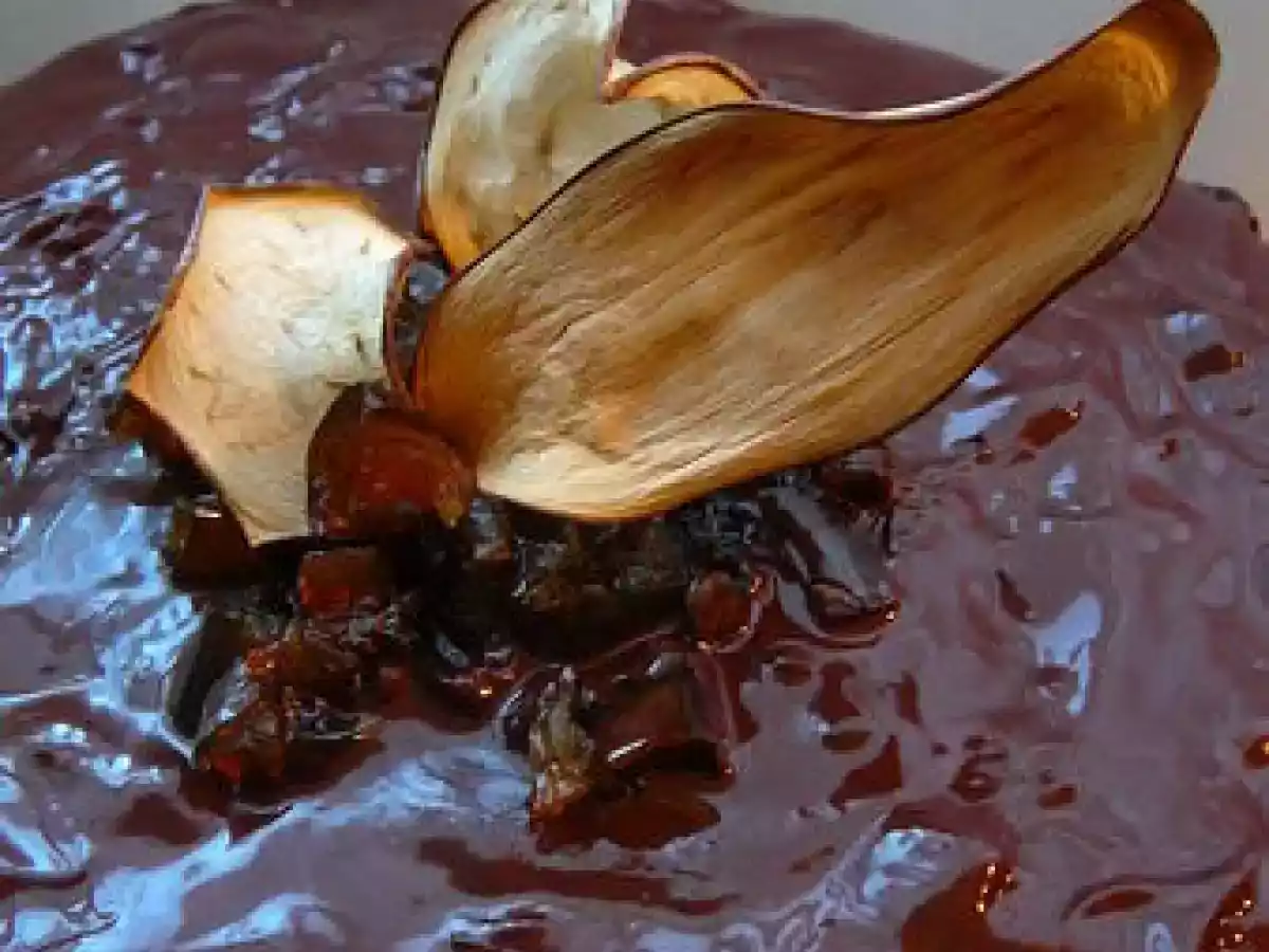 Gâteau au chocolat et à l'aubergine - photo 2
