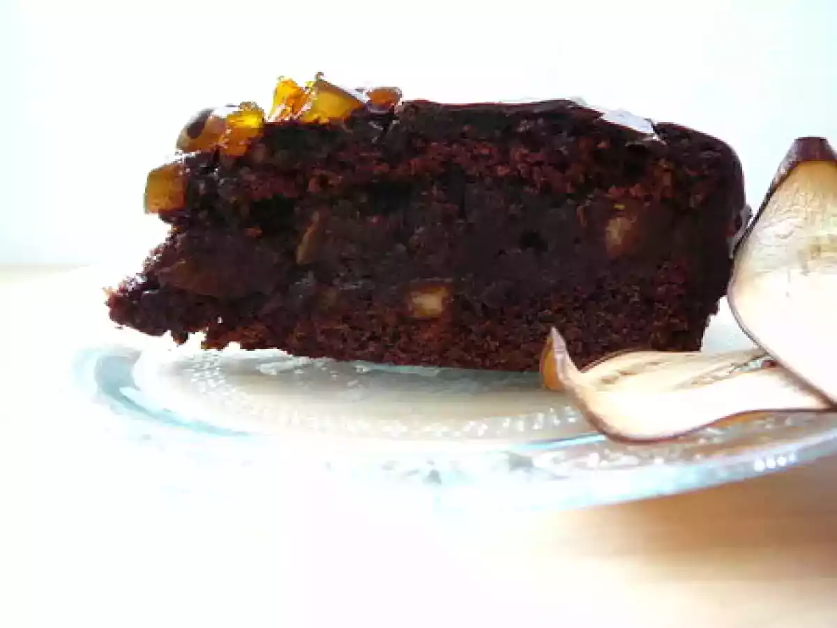 Gâteau au chocolat et à l'aubergine - photo 3