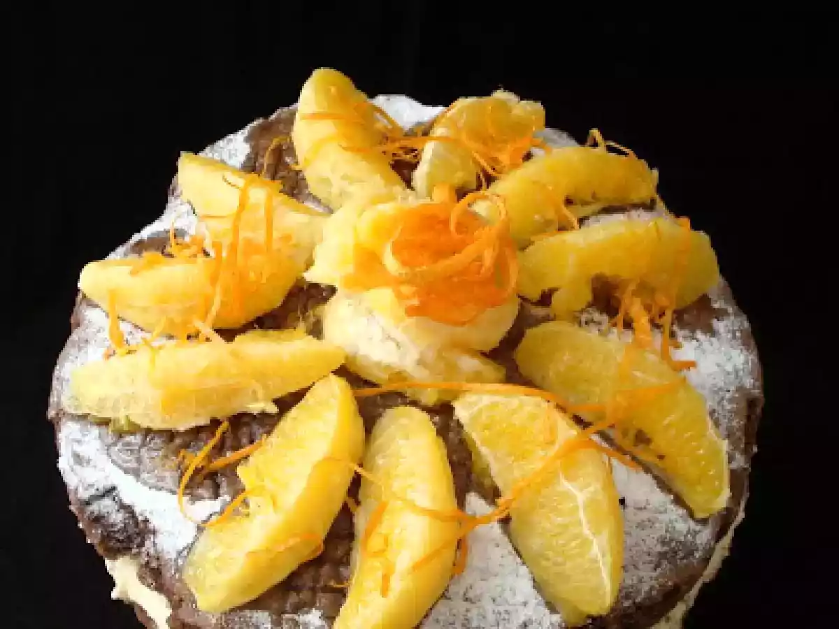 GÂTEAU AU CHOCOLAT ET A L'ORANGE