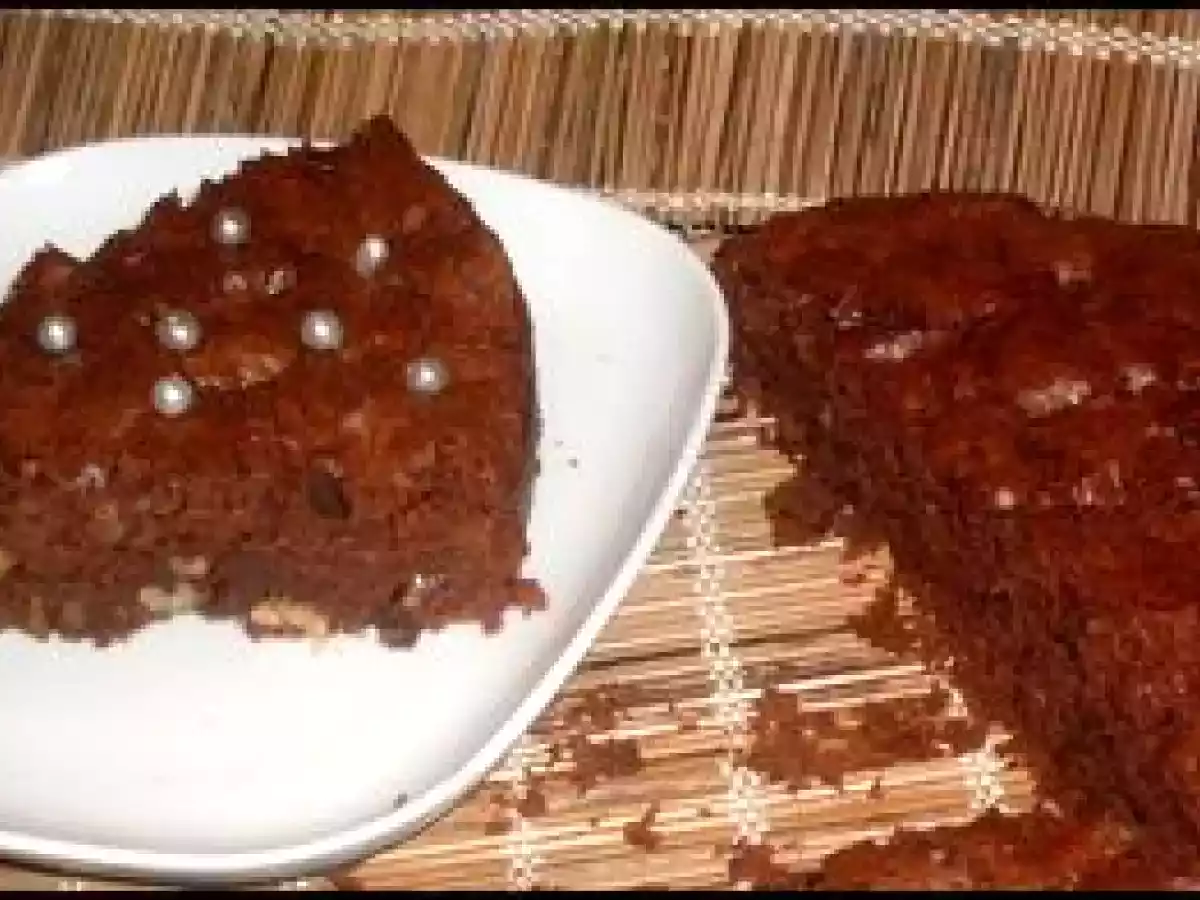 Gateau au chocolat et au noix sans oeufs - photo 2