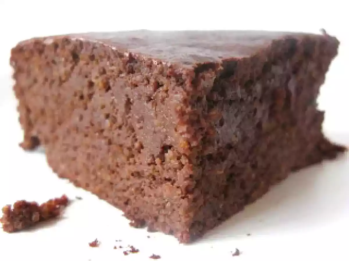 Gateau au chocolat et aux pois chiches