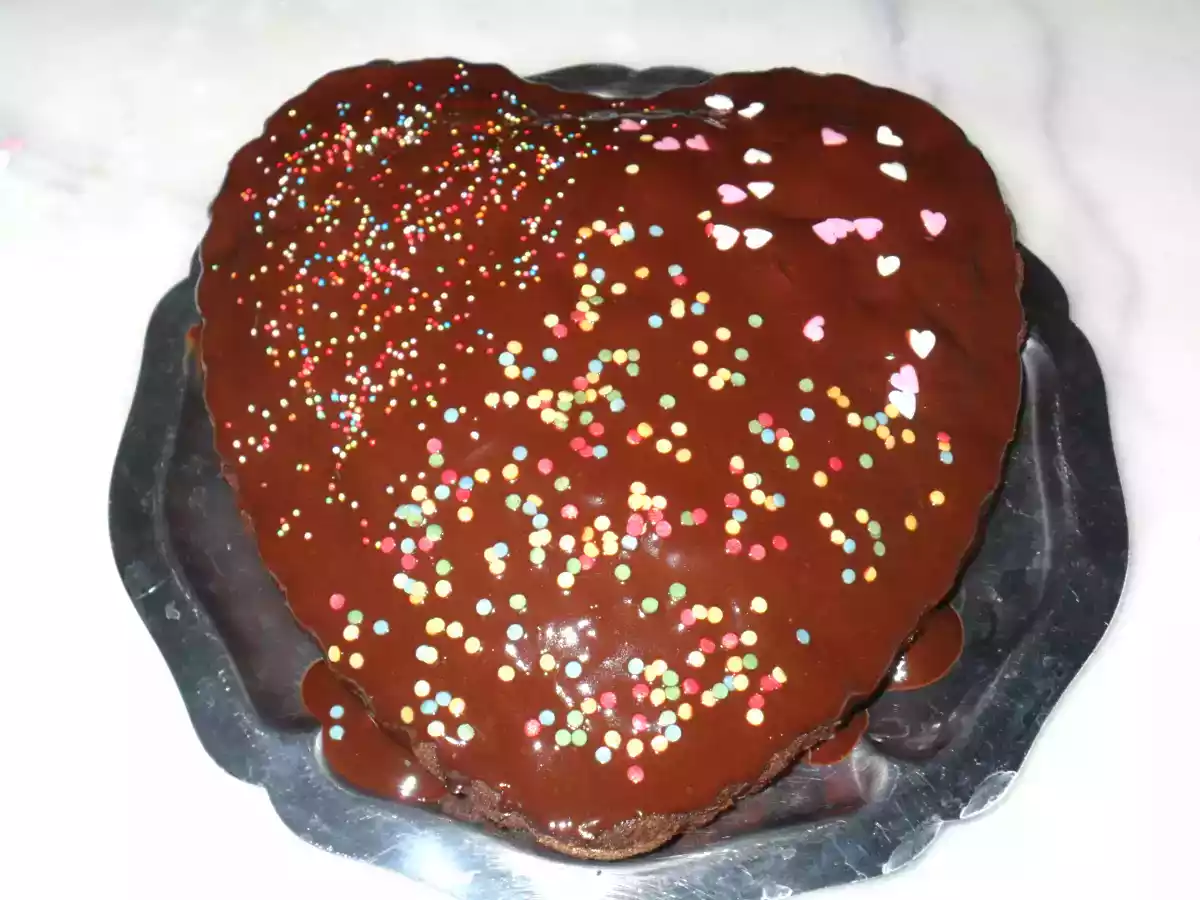 GATEAU AU CHOCOLAT ET AUX POMMES