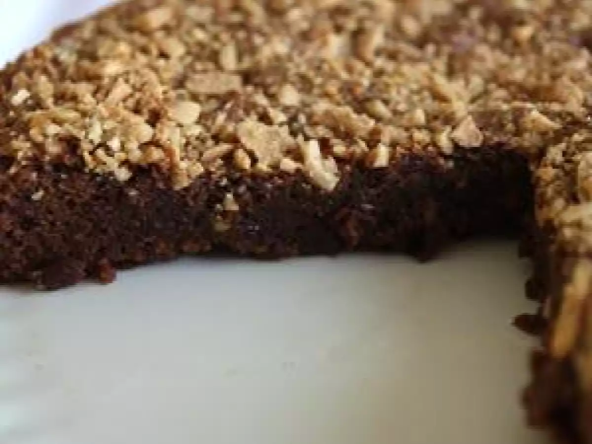 Gâteau au chocolat et croquant aux cacahuètes - photo 3