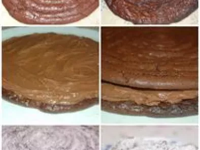 Gâteau au chocolat façon macaron