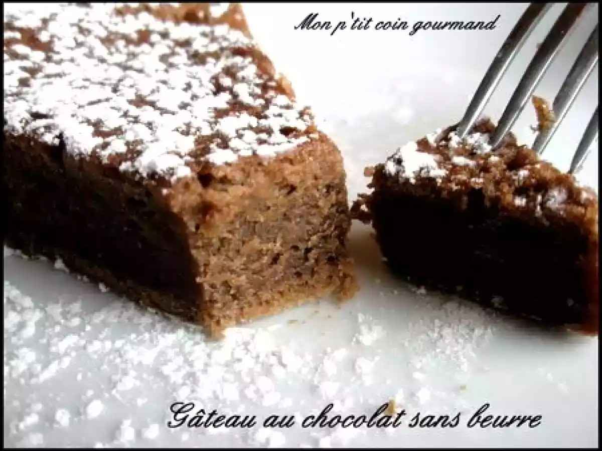 Gâteau au chocolat (sans beurre)