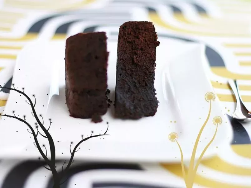 Gâteau au chocolat sans gluten au Micro-onde, photo 3