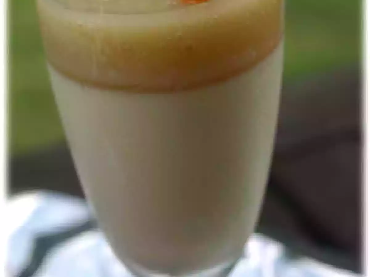 Gâteau au chocolat sans oeuf et panna cotta lavande aux pèches - photo 3