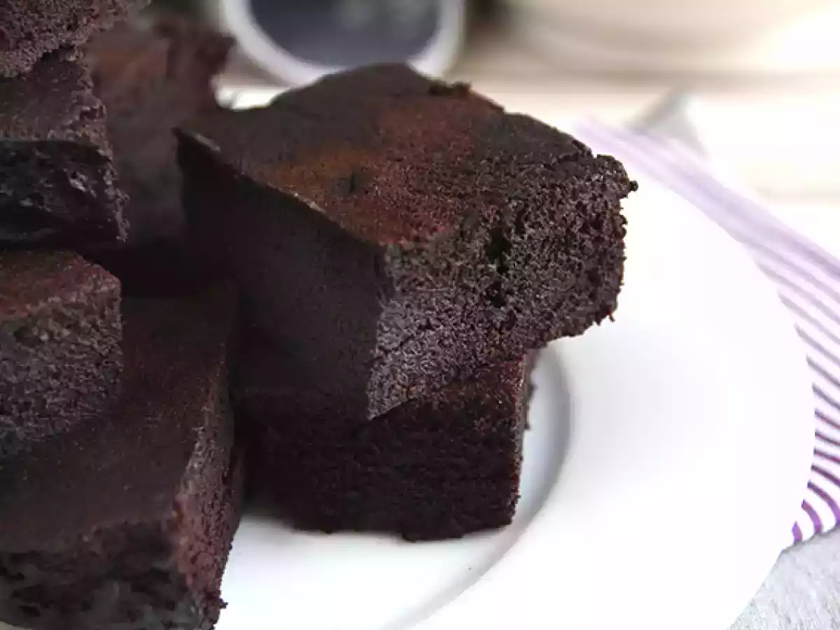 Gâteau au chocolat sans œufs, sans lactose et sans four - photo 3