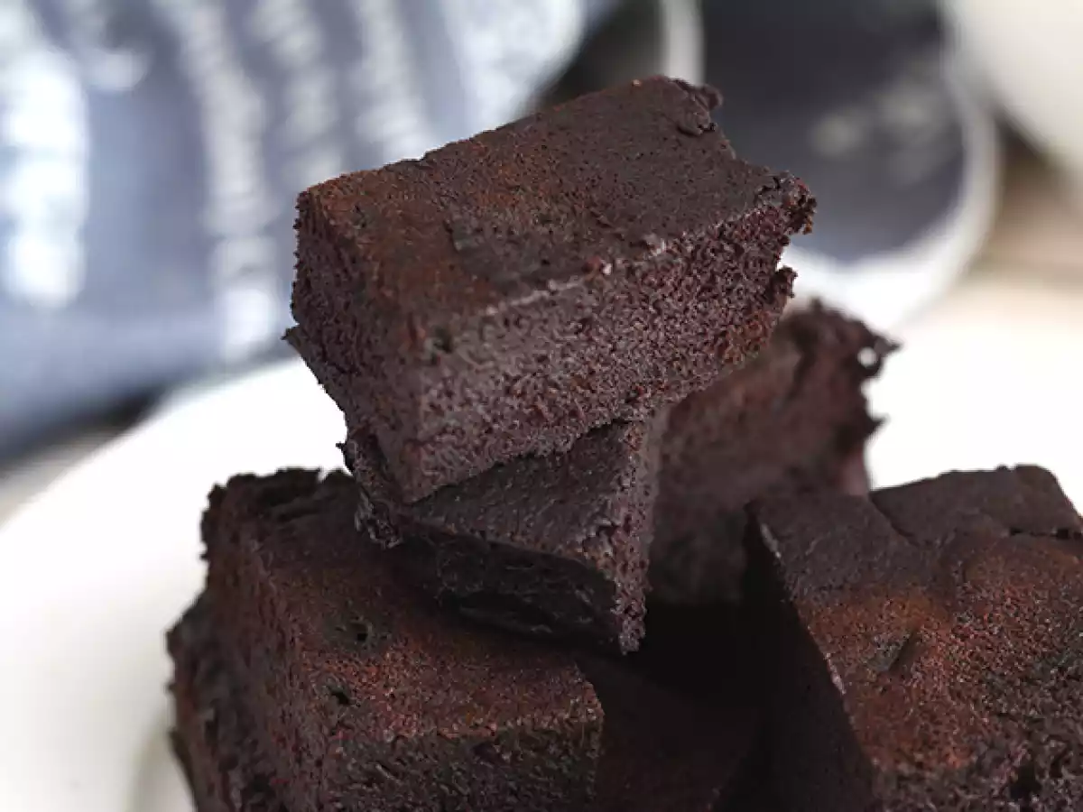 Gâteau au chocolat sans œufs, sans lactose et sans four - photo 4