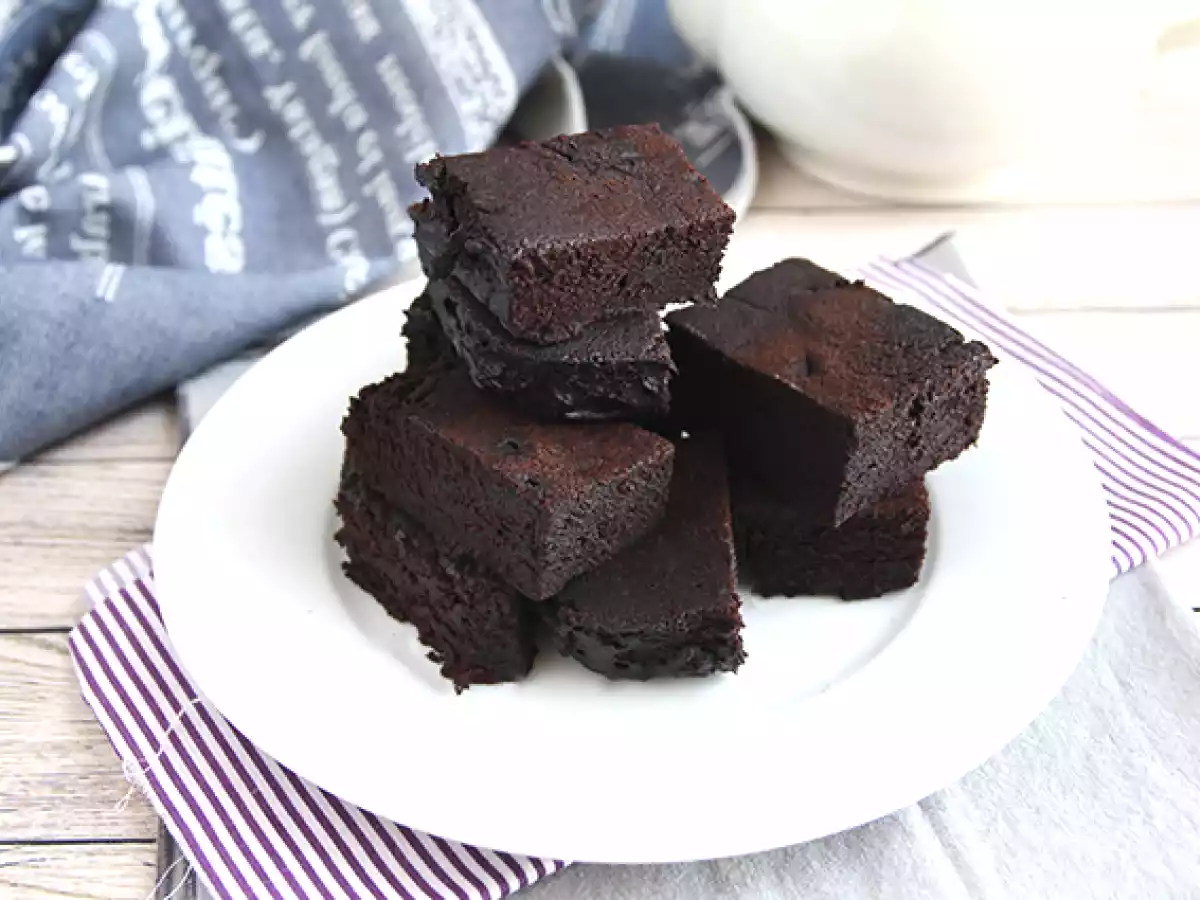 Gâteau au chocolat sans œufs, sans lactose et sans four - photo 5