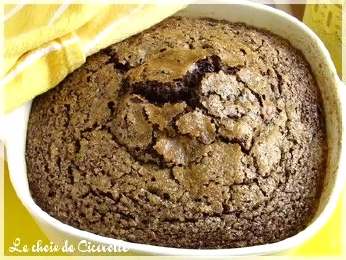 Gâteau au chocolat, tout simple, végétalien : sans oeuf, sans beurre, sans lait