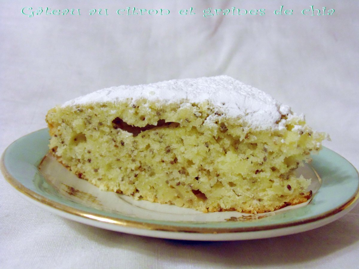 Gateau Au Citron Et Graine De Chia Recette Ptitchef