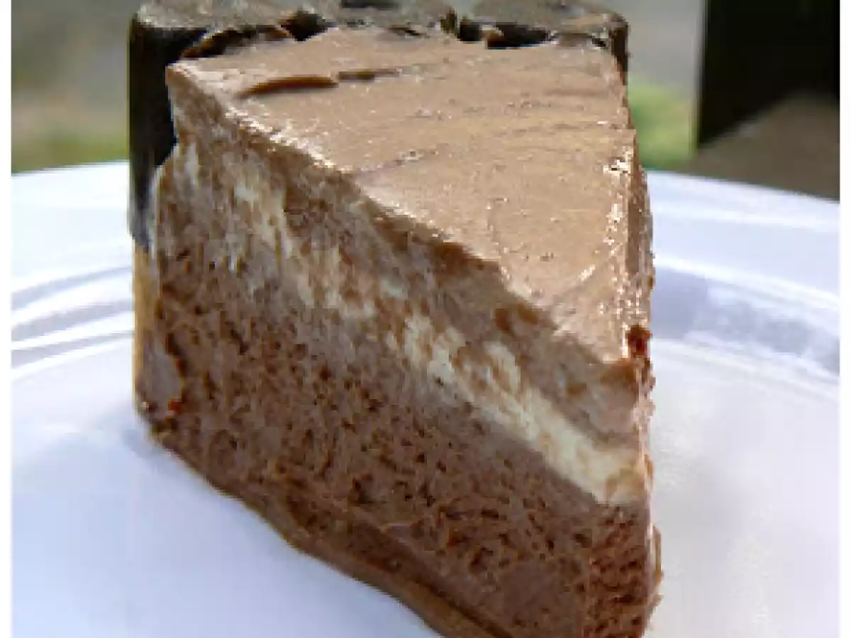 Gâteau au fromage au chocolat et à la liqueur d?amande - photo 2