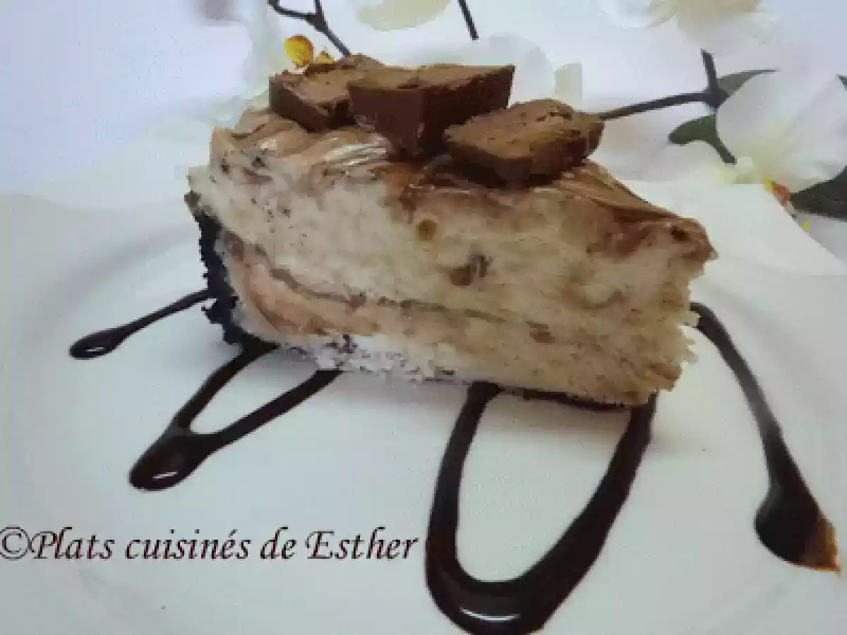 Gâteau au fromage aux barres Mars (cheesecake)