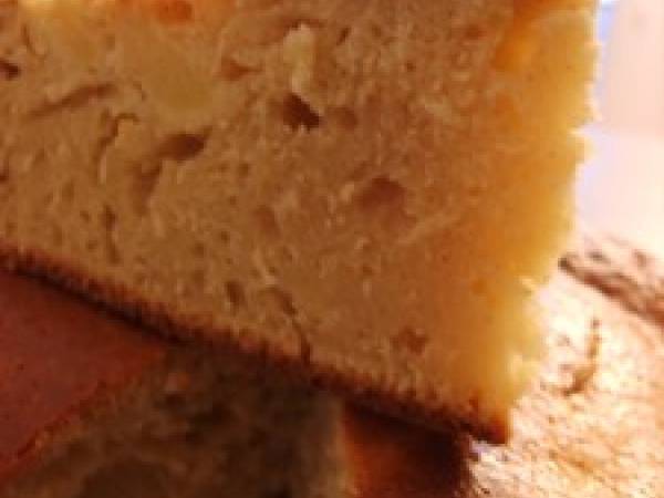 Gâteau au fromage blanc light plein de pommes