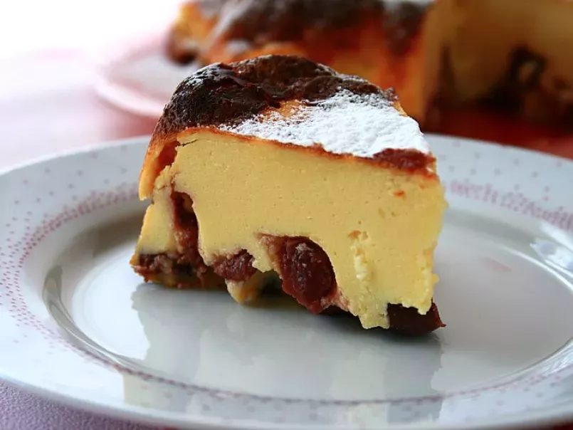 Gâteau au fromage blanc sans gluten et aux cerises, photo 2