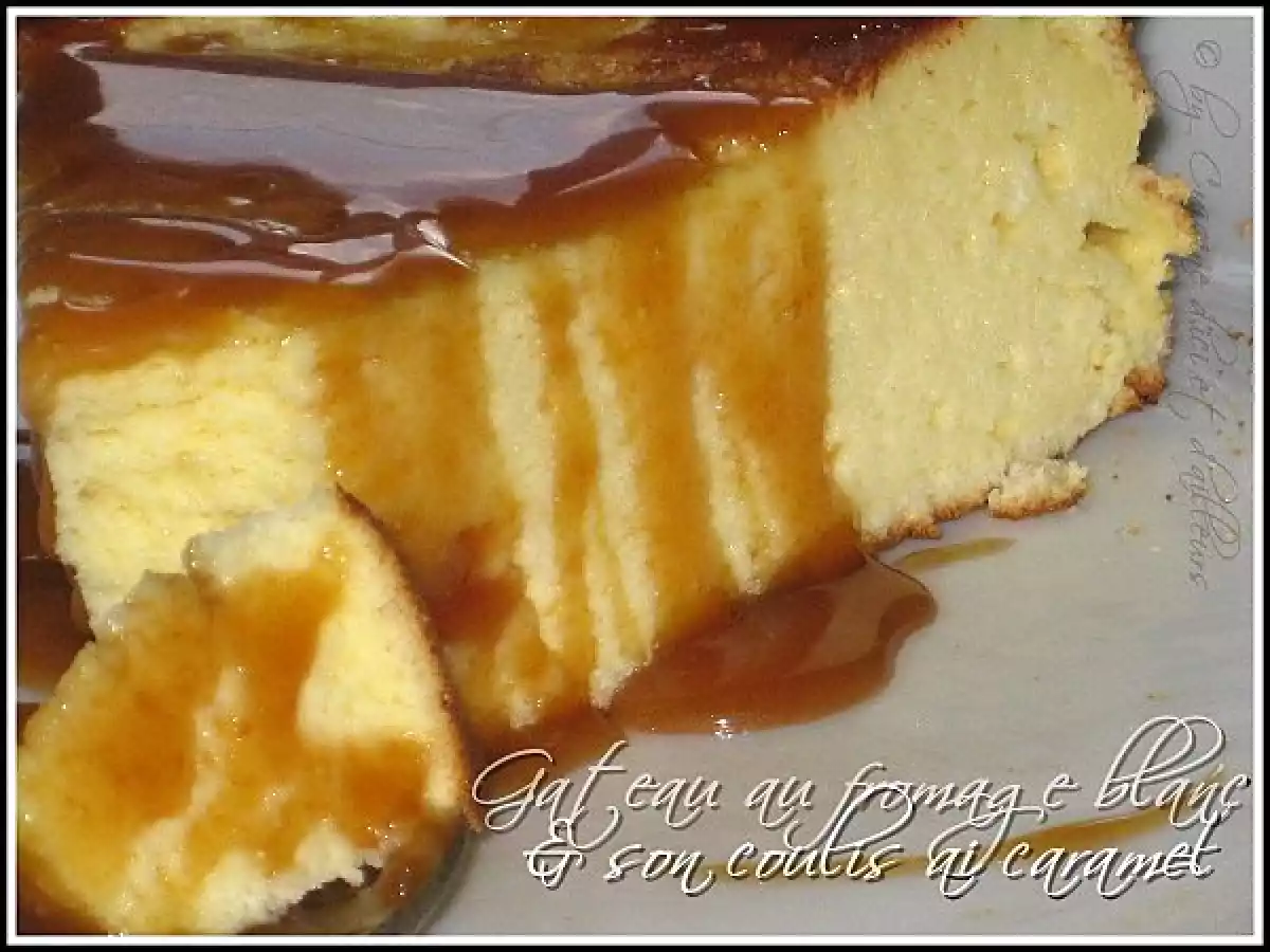 Gateau au fromage blanc & son coulis de caramel au beurre salé - photo 2