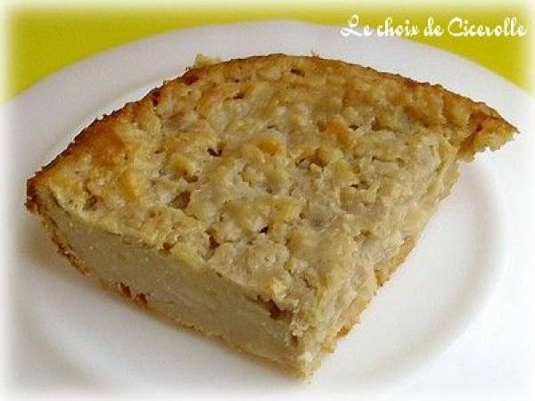 Gâteau au lait de coco et pomme râpée -sans oeuf-