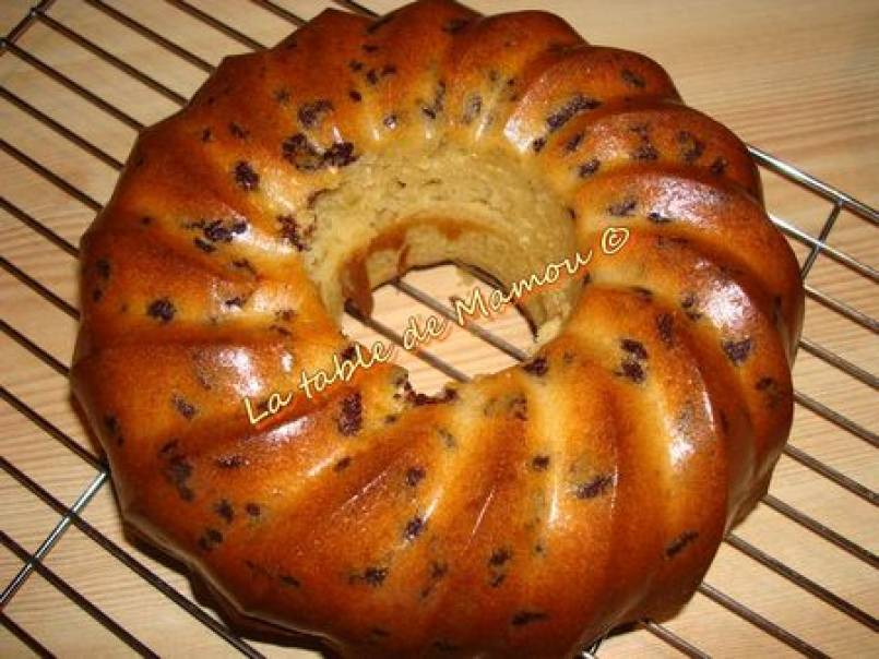 Gâteau au mascarpone, banane et pépites de chocolat