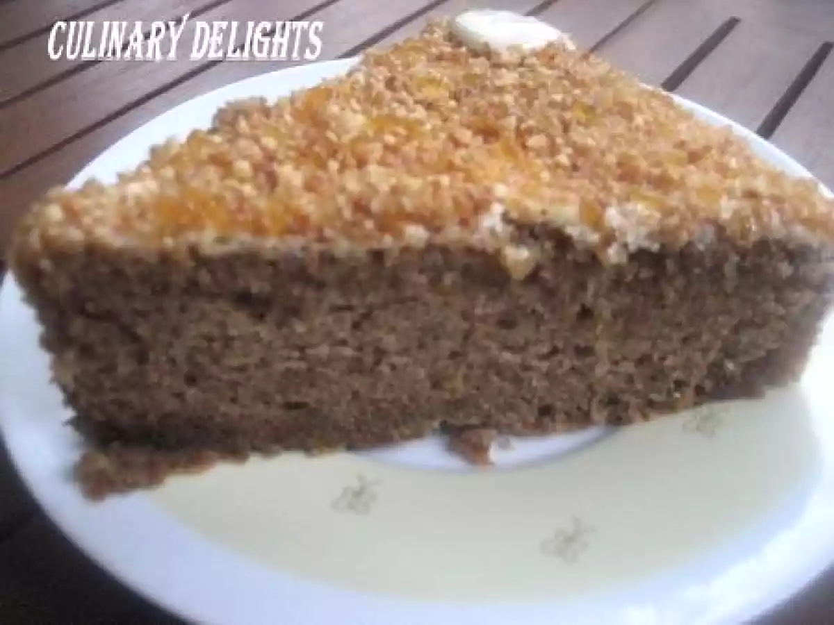 Gateau au nescafe' et pralin