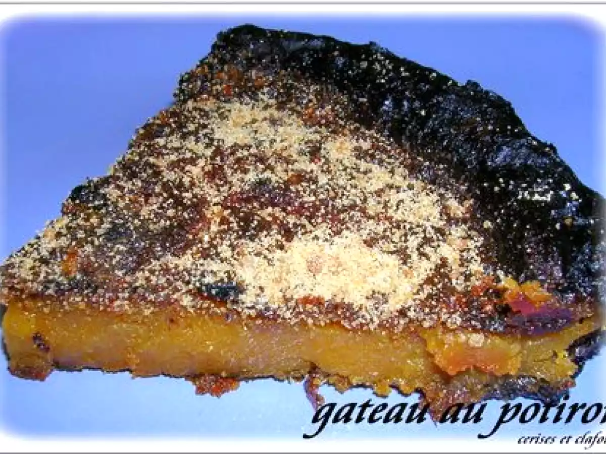 GATEAU AU POTIRON DE MON ENFANCE - photo 2