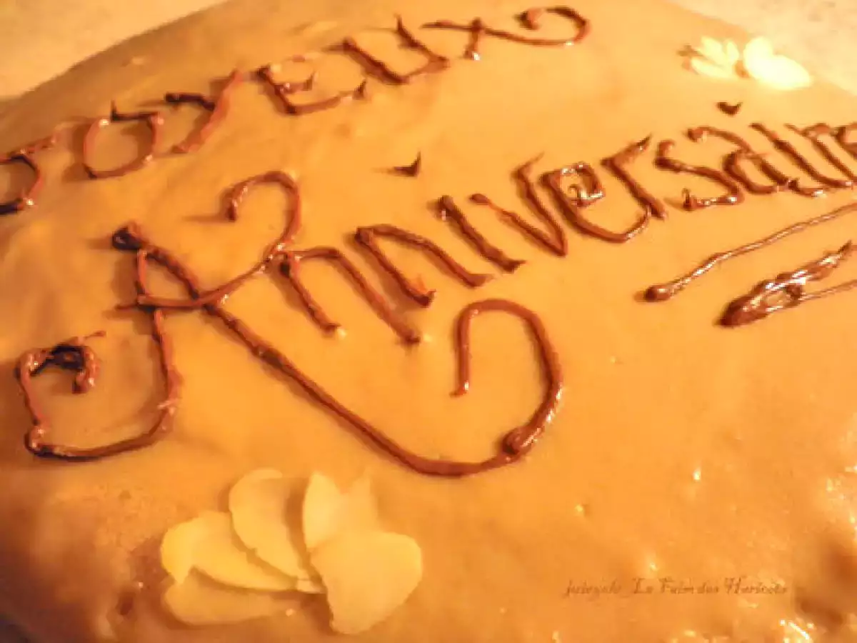 Gâteau au praliné croustillant et crème de café allégée - photo 2