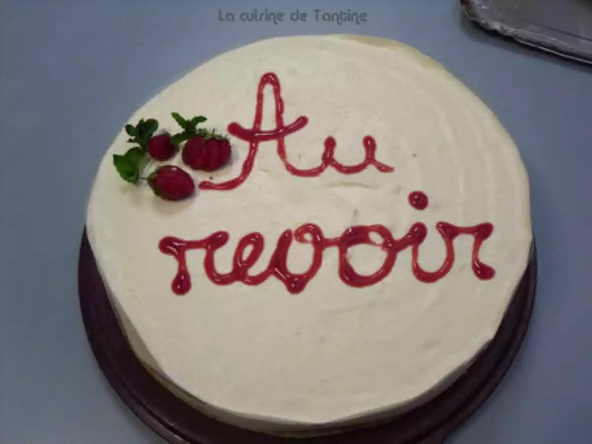 Gâteau Au revoir : pas triste du tout - photo 2