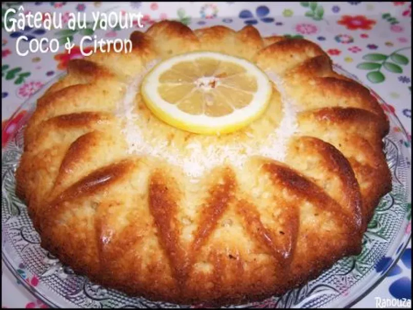 Gâteau au yaourt citron et coco - photo 2