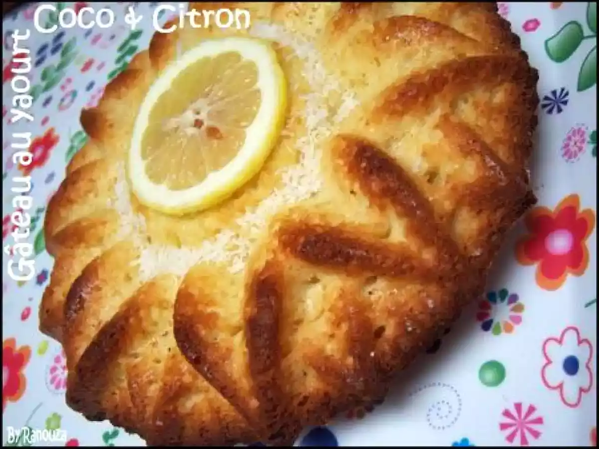 Gâteau au yaourt citron et coco - photo 3