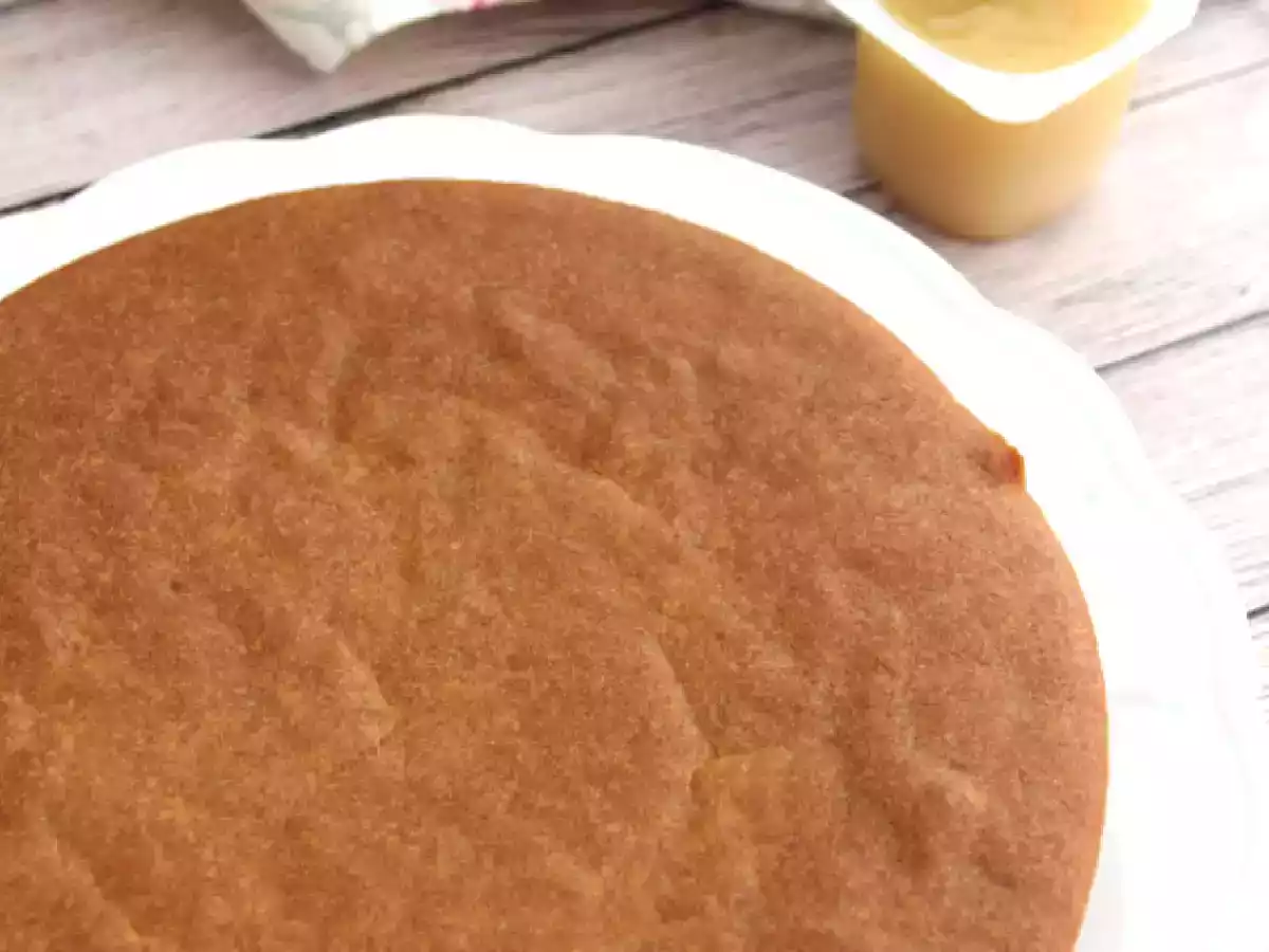 Gâteau au yaourt de soja et compote de pommes (vegan et sans gluten) - photo 2