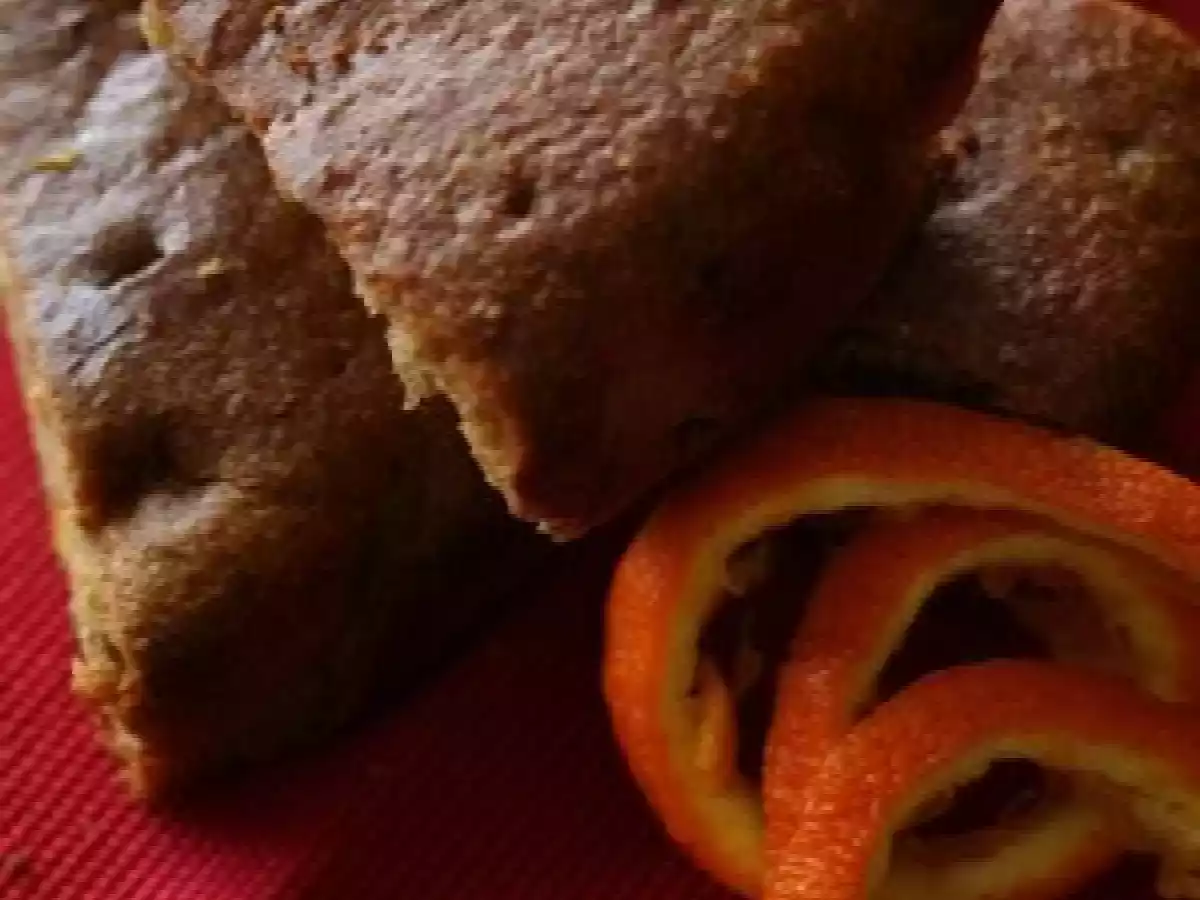 Gâteau au yaourt, orange & sucre complet