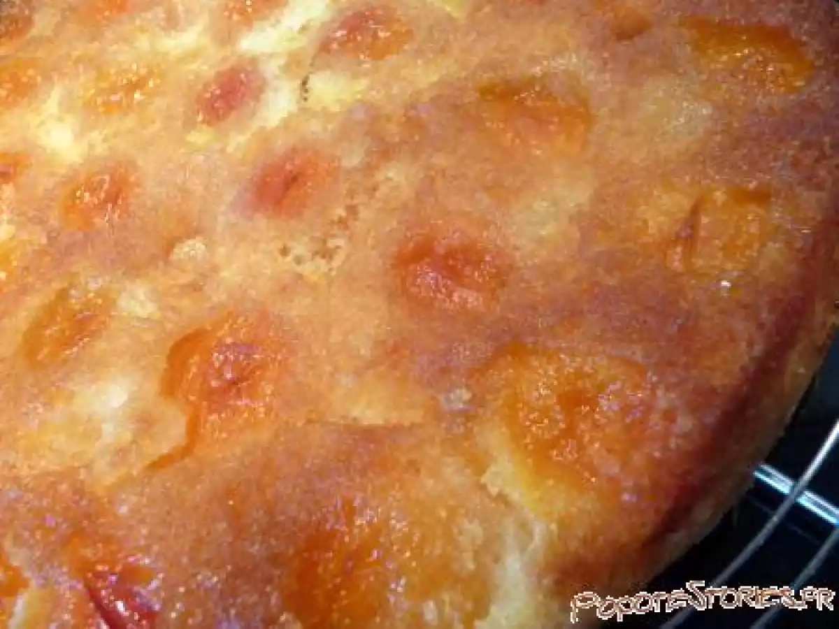 GATEAU AUX ABRICOTS CARAMELISES - photo 3