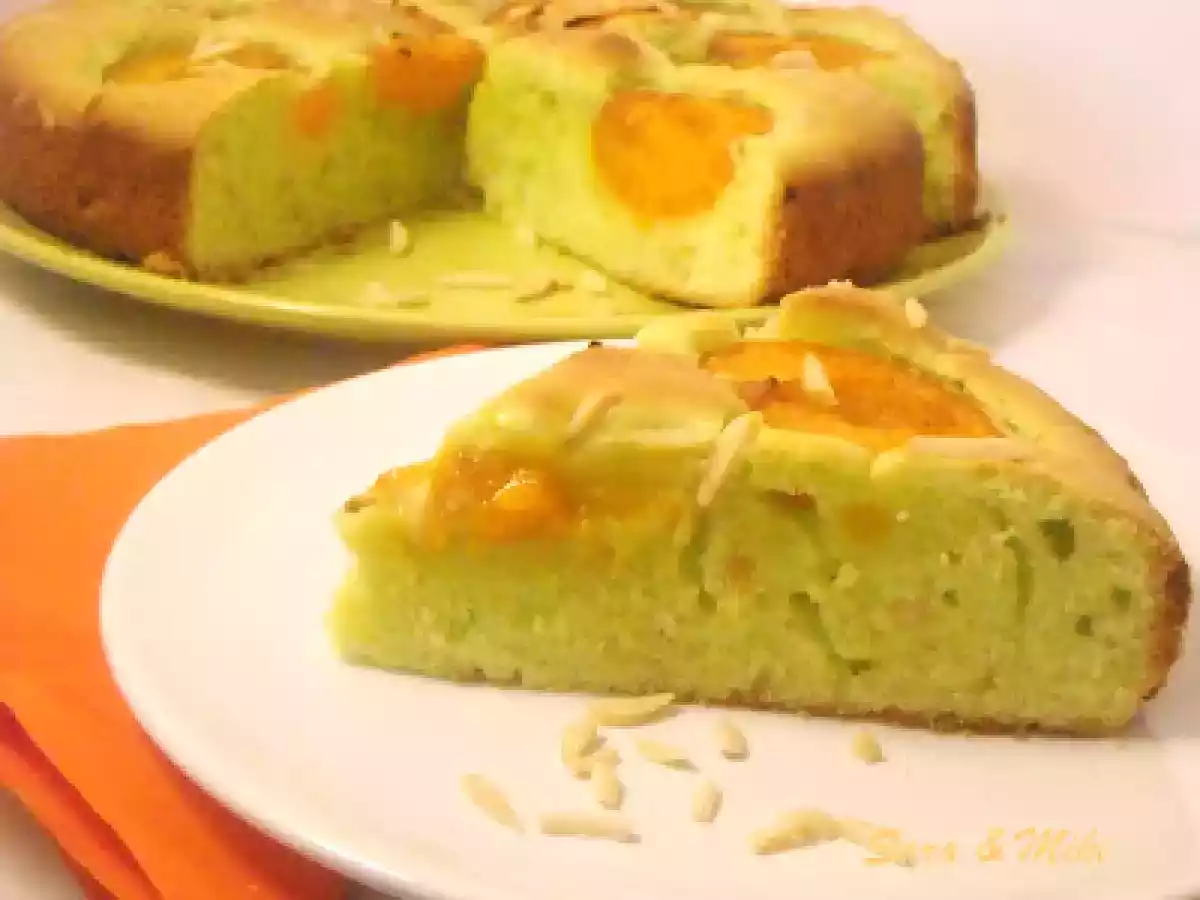 Gâteau aux abricots et amandes