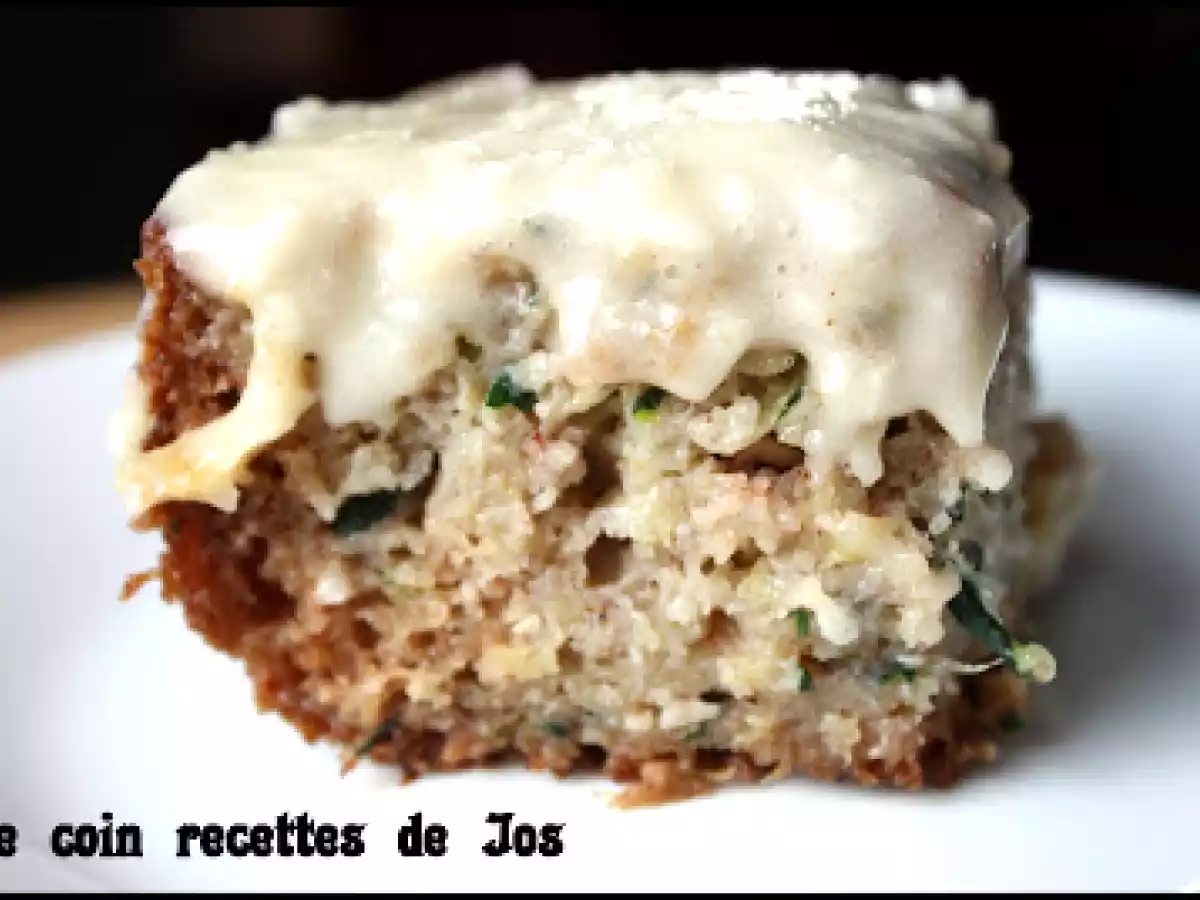 GÂTEAU AUX ANANAS ET COURGETTES