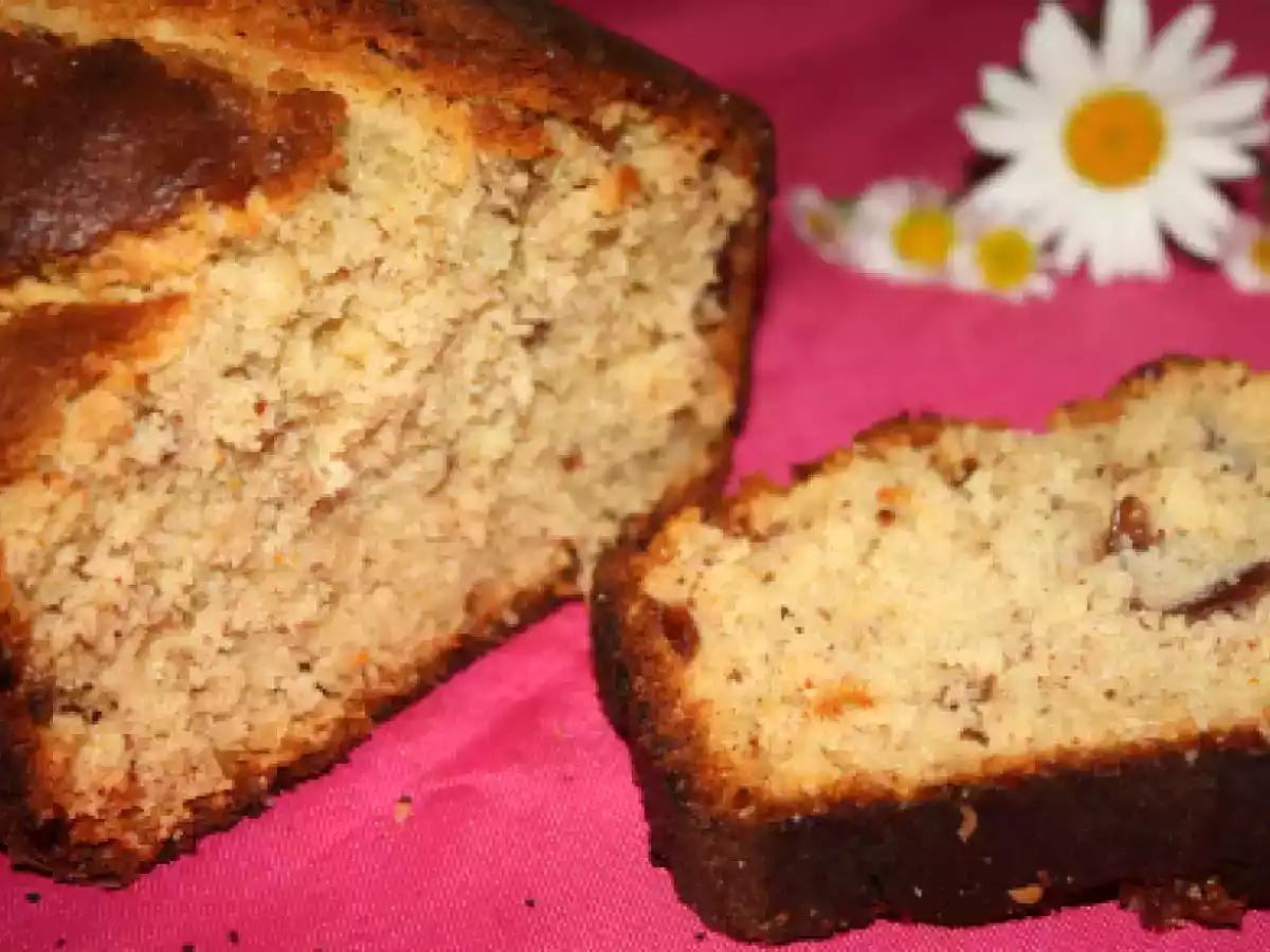 Gâteau aux bananes et aux griottes