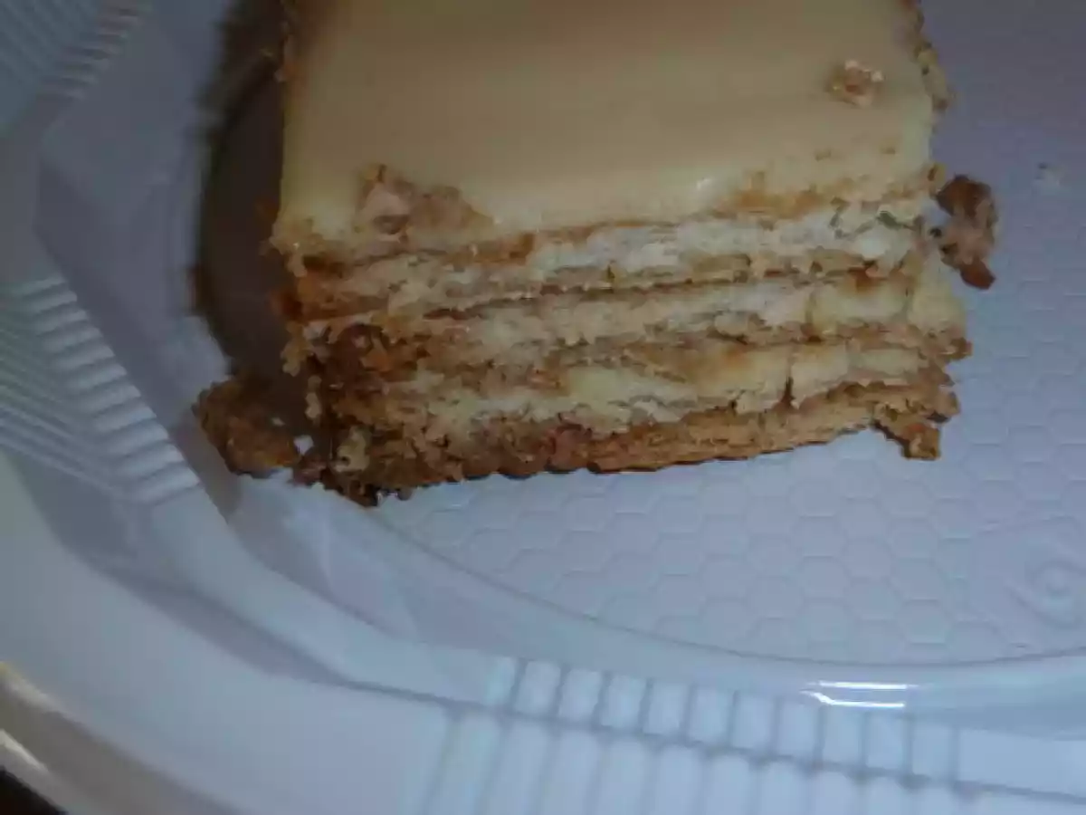 Gâteau aux biscuits à thé brun