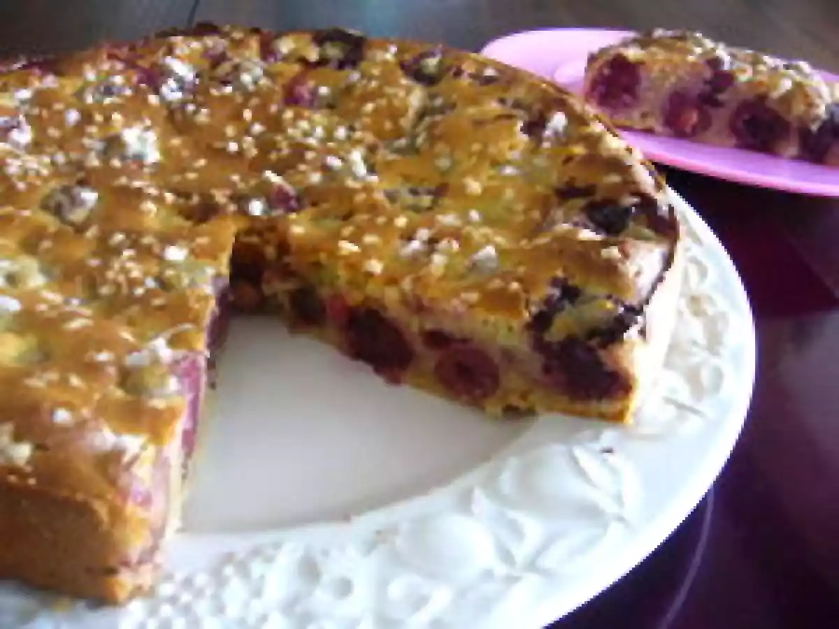 GATEAU AUX CERISES, MIEL ET SON D'AVOINE - photo 2