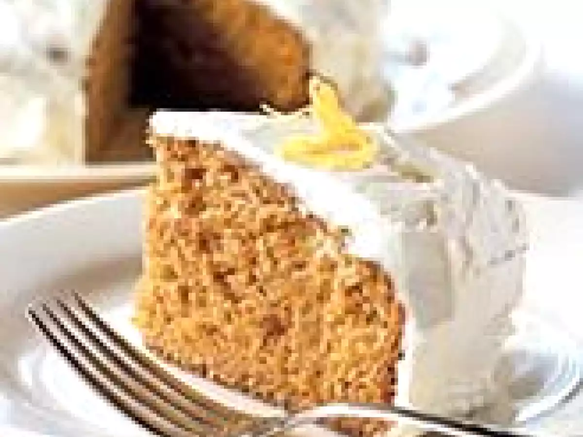 Gâteau aux épices avec crémage au café. Un pur régal