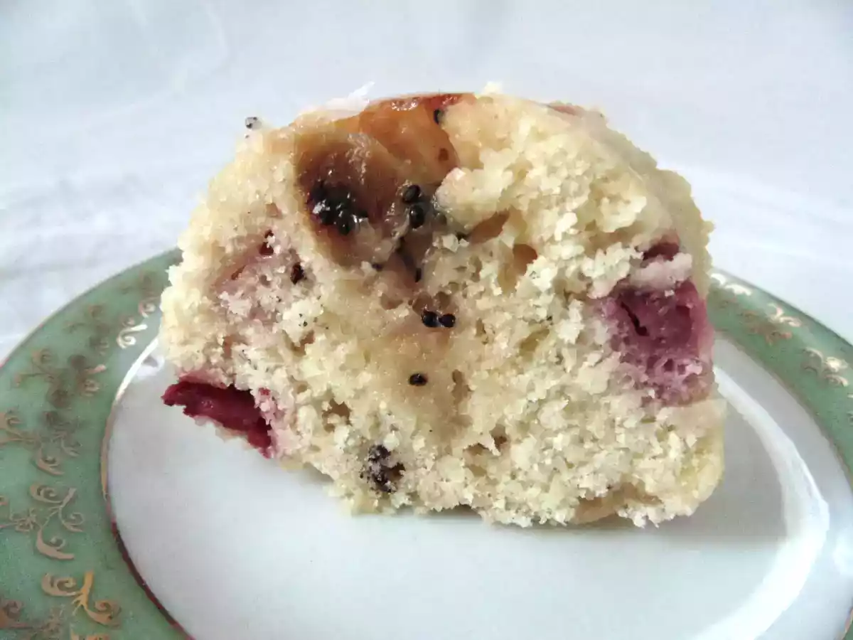 Gateau aux fraises et aux kiwis