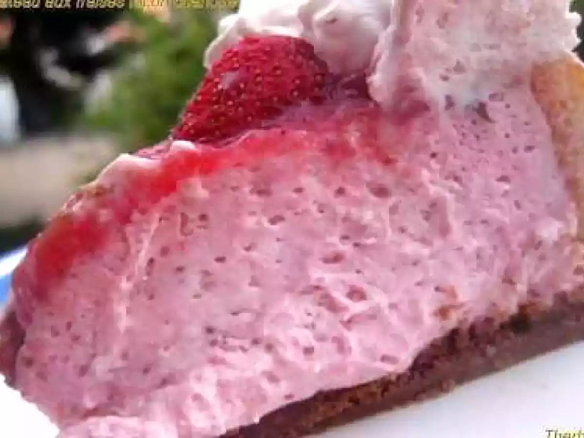Gâteau aux fraises façon charlotte