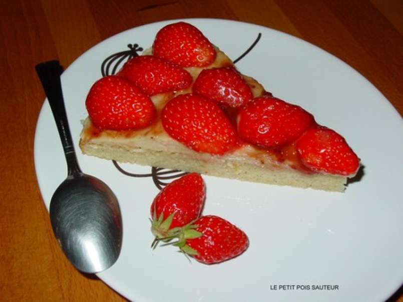 Gâteau aux fraises façon tarte, photo 2