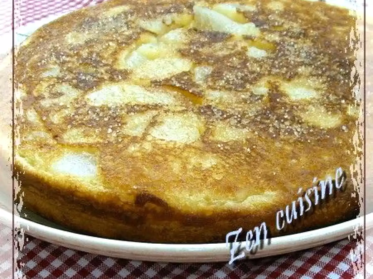 Gâteau aux fruits à la poêle