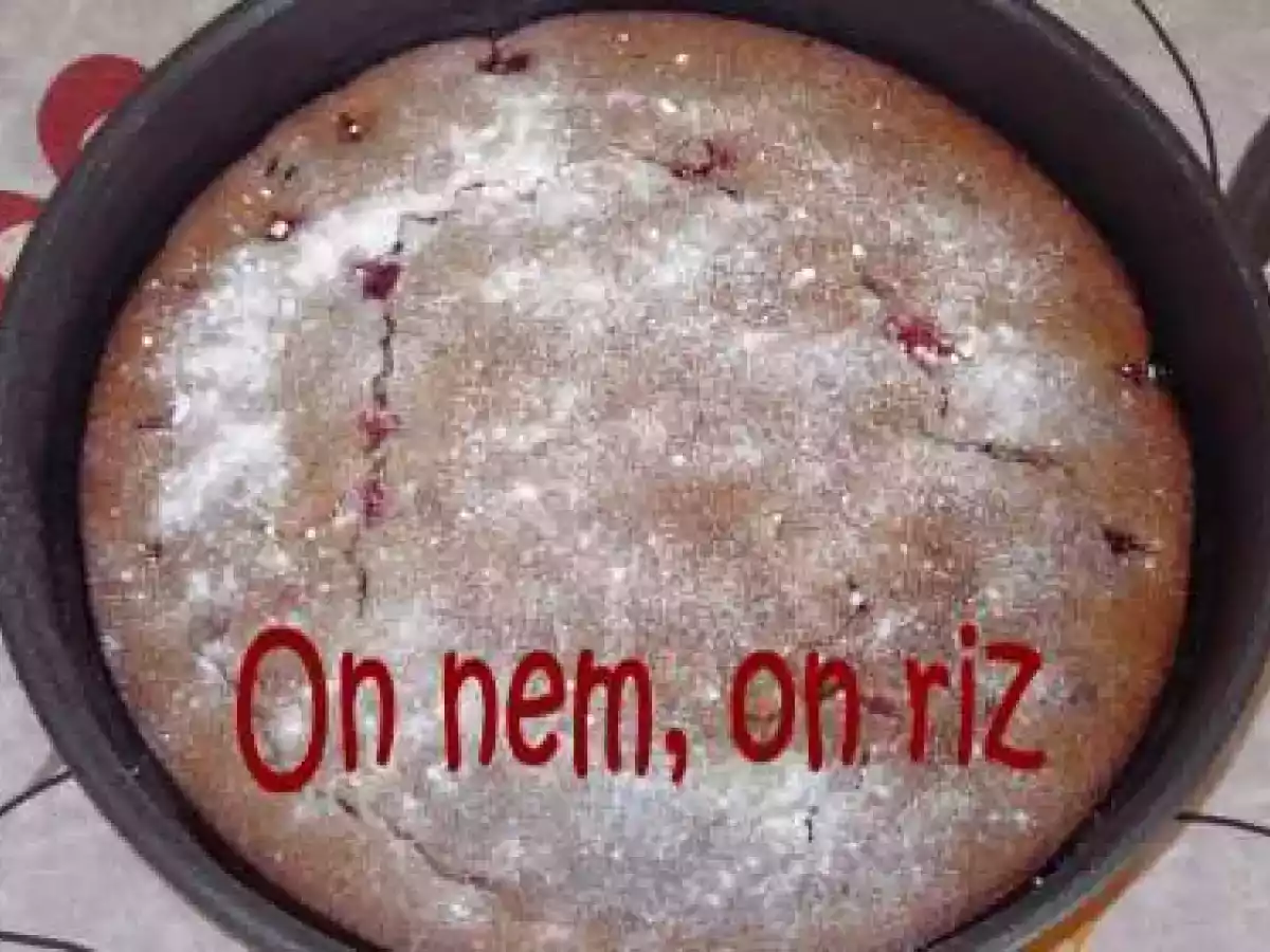 Gâteau aux fruits rouges et à la châtaigne