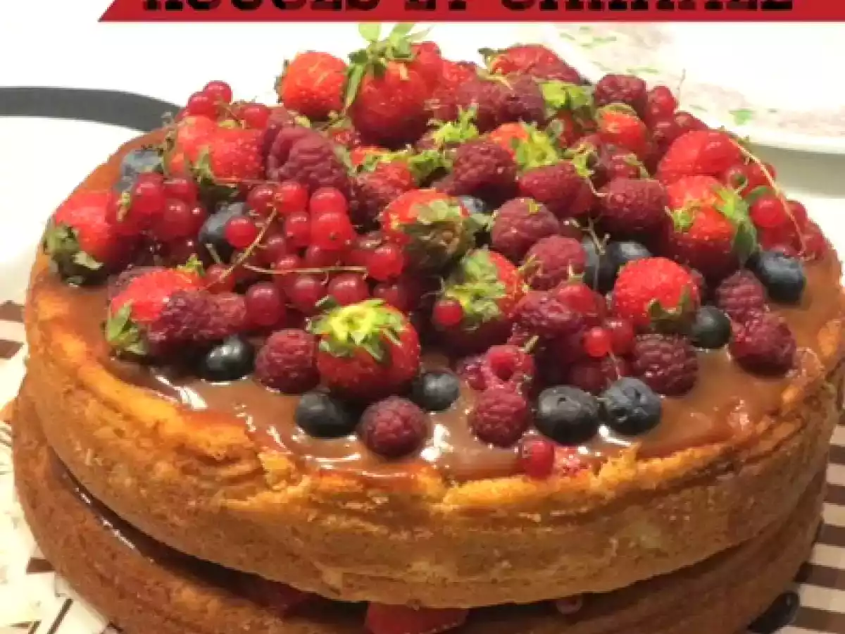 Gâteau aux fruits rouges et caramel - photo 2