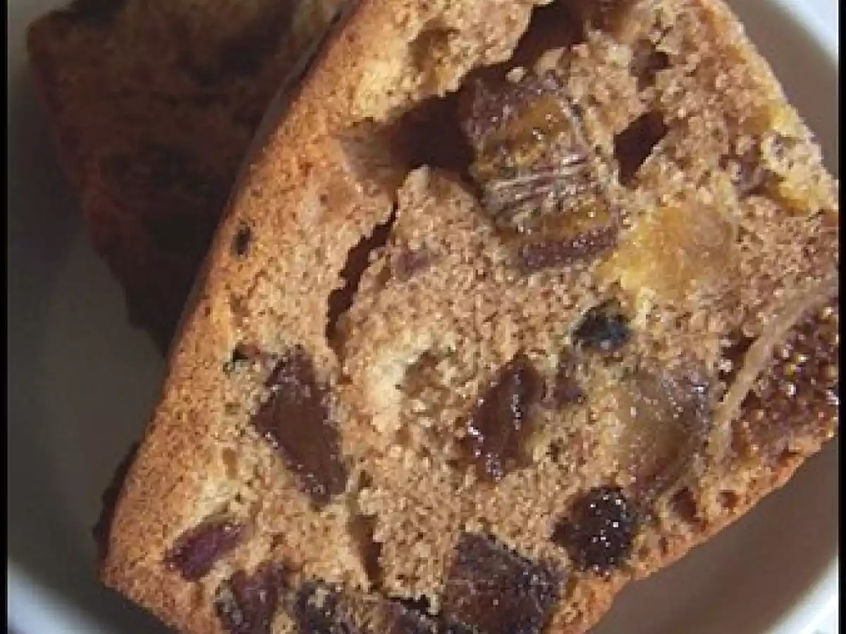 Gâteau aux fruits secs et au rhum ambré ( de mon papa ! )