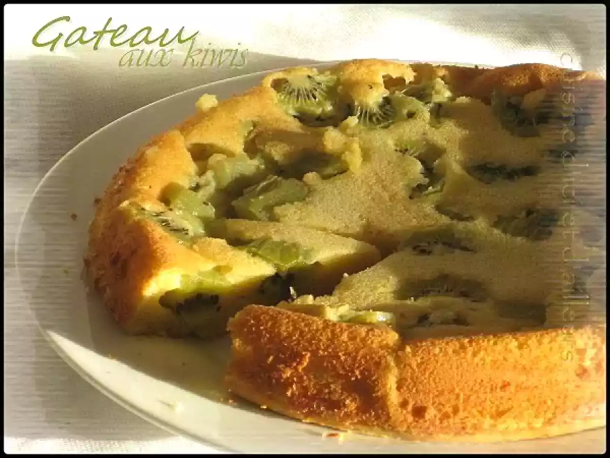 Gateau aux kiwis