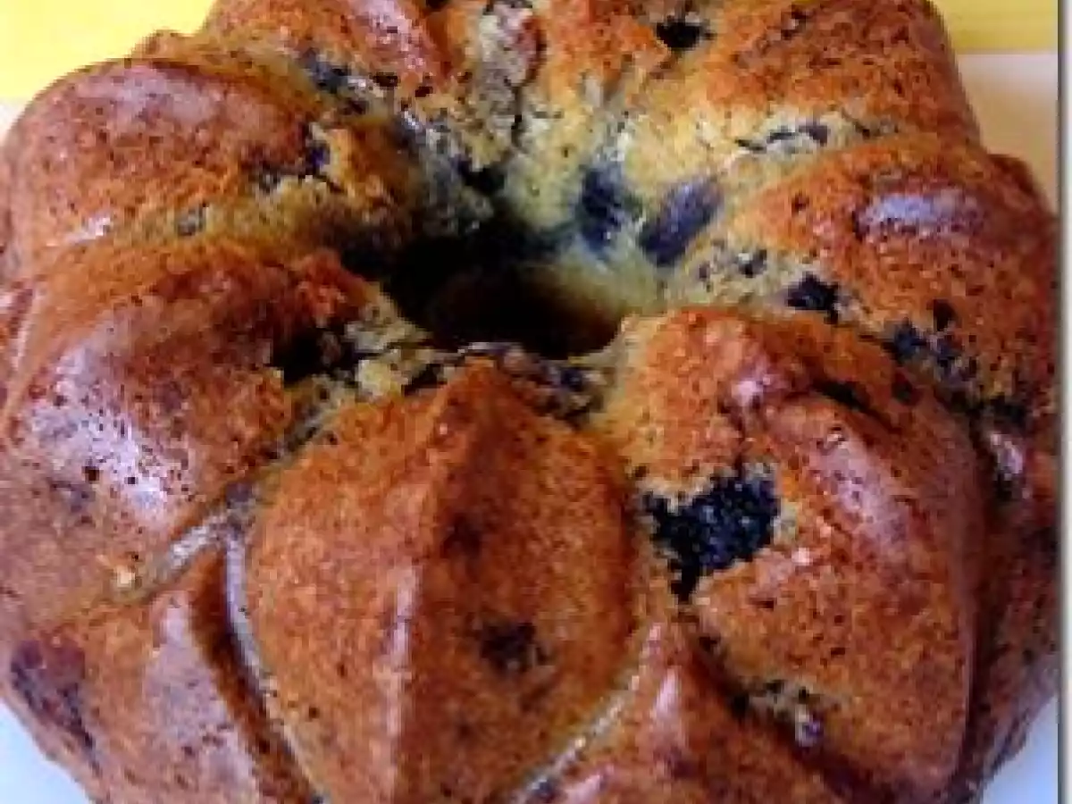 Gâteau aux myrtilles et crème amandine!!! - photo 2