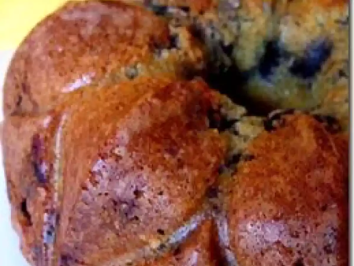 Gâteau aux myrtilles et crème amandine!!! - photo 3