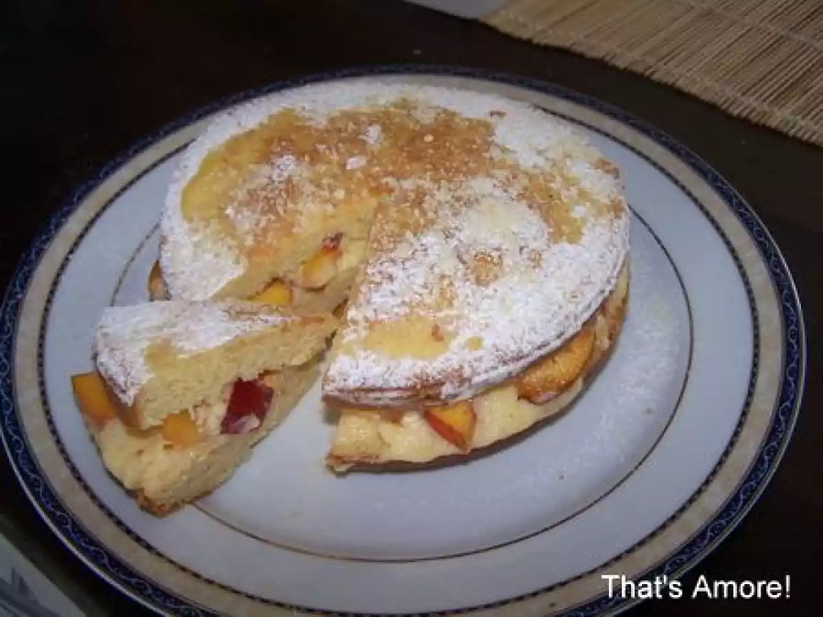 Gâteau aux nectarines